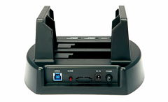 •Dual-Bay 2.5”/3.5” SATA HDD & SSD Docking Station