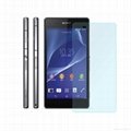 9H round edge tempered Glass screen protector For Sony Xperia Z1