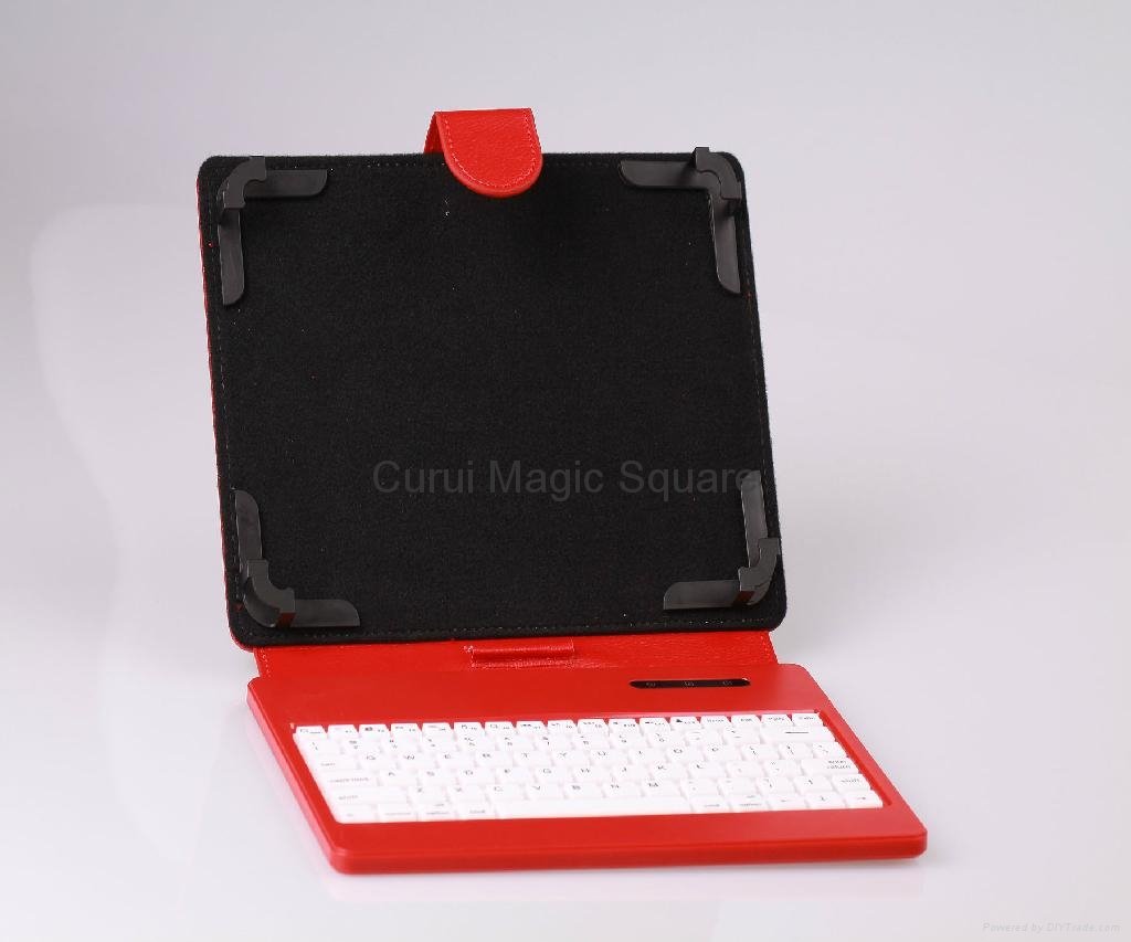 2014 New Free Shipping Bluetooth PU Leather Stand Case Cover KeyboardFor 8 inch 