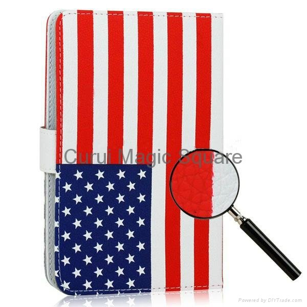 Flag series PU Micro USB Keyboard Leather  Case Cover  for 7 inch Tablet PC