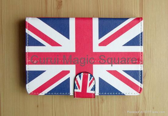 UK Flag PU Leather Stand Case Cover with Micro USB Keyboard 7 inch Tablet PC 