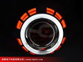 3.0inch hid bi-xenon projector lens light with double angel eyes(3.0HQT)     5