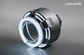 3.0inch hid bi-xenon projector lens light with double angel eyes(12C) 4