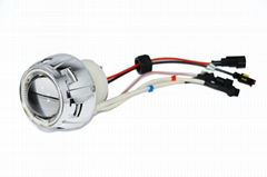 2.0 motorcycle bi-xenon projector lens light with double angel eyes( 13B)