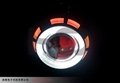 2.5inch motorcycle bi-xenon projector lens light with doubel angel eyes(2.5ABQ) 2