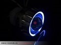 2.5inch  motorcycle bi-xenon projector lens light with angel eyes(2.5ABE) 5