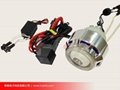 2.0inch motorcycle bi-xenon projector lens light with double angel eyes(2.0ABT) 3