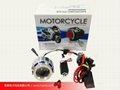 2.0inch motorcycle bi-xenon projector lens light with double angel eyes(2.0ABT) 2