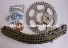 Motorcycle Parts-Chain&Sprocket Set Bajaj100