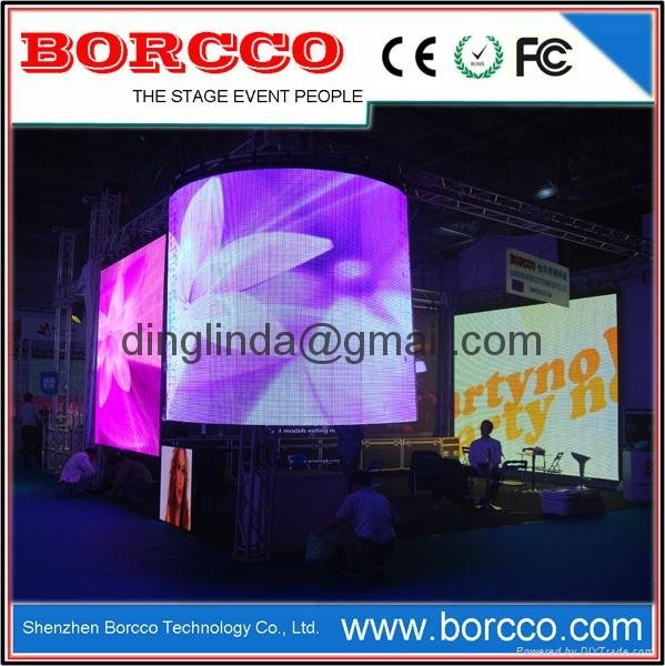  Full Color Outdoor Flexible Led Screen 4