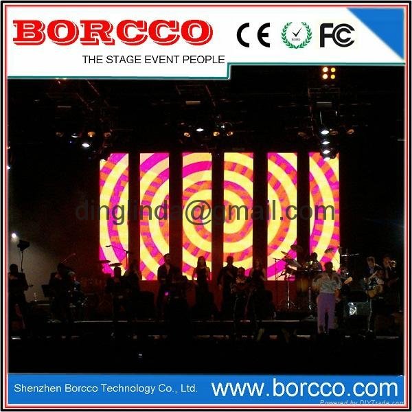 Stage Rental Indoor Led Video Curtain Screen