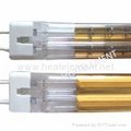 Short Wave Twin Tube Infrared Lamp with Gold Refletor 3