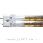 Short Wave Twin Tube Infrared Lamp with Gold Refletor