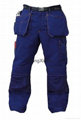 100% Cotton pure color work pants