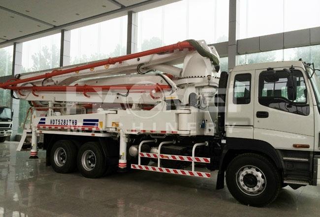 Construction requirements of China concrete pump 2