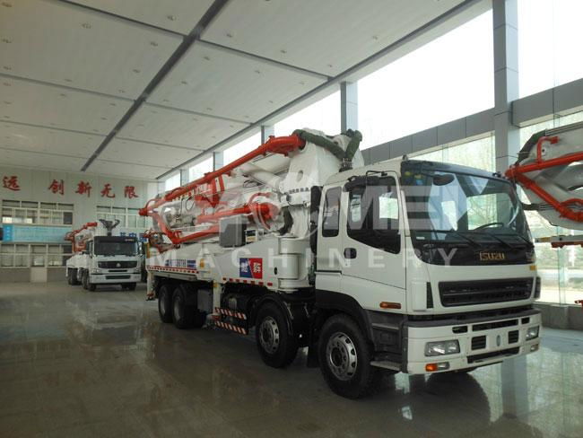 Construction requirements of China concrete pump 3