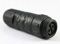 standard 2 pin screw waterproof connector