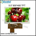5.0 Inch 800x480 TFT LCD MODULE