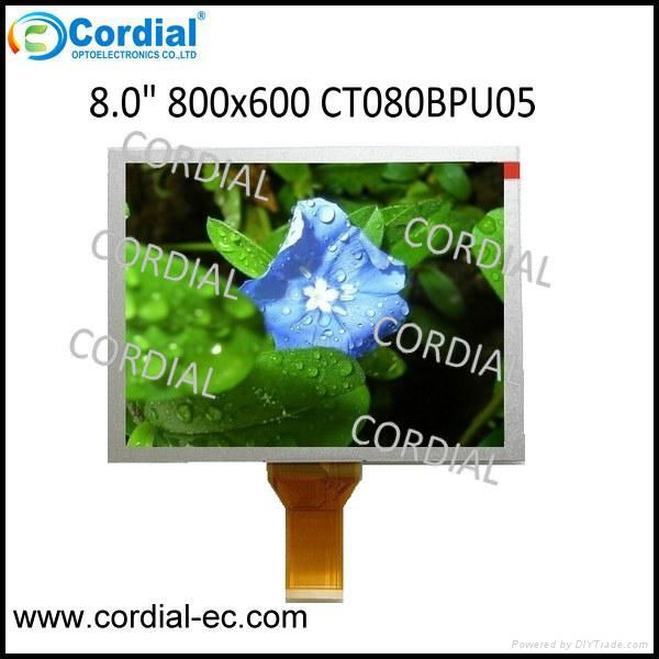 8.0 Inch 800x600 TFT LCD MODULE CT080BPU05