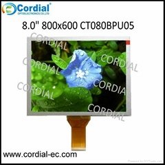 8.0 Inch 800x600 TFT LCD MODULE CT080BPU05