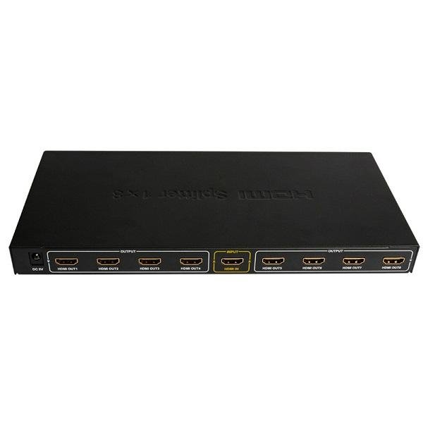 8 ports HDMI distribution amplifier HDMI1.4V support 3D 4Kx2K 3