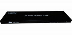 16 ports HDMI Splitter 1x16 HDMI 1.4V amplifier 4K*2K resolution