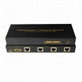 HDMI Splitter 1X4 extender By Single CAT5e/6/7  Up TO 60m & Support 3D Full HD