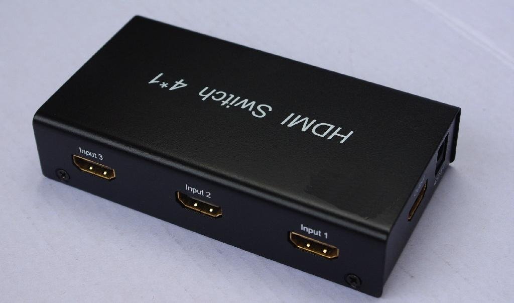 HDMI switcher 4x1 4 to 1 HDMI switch 5