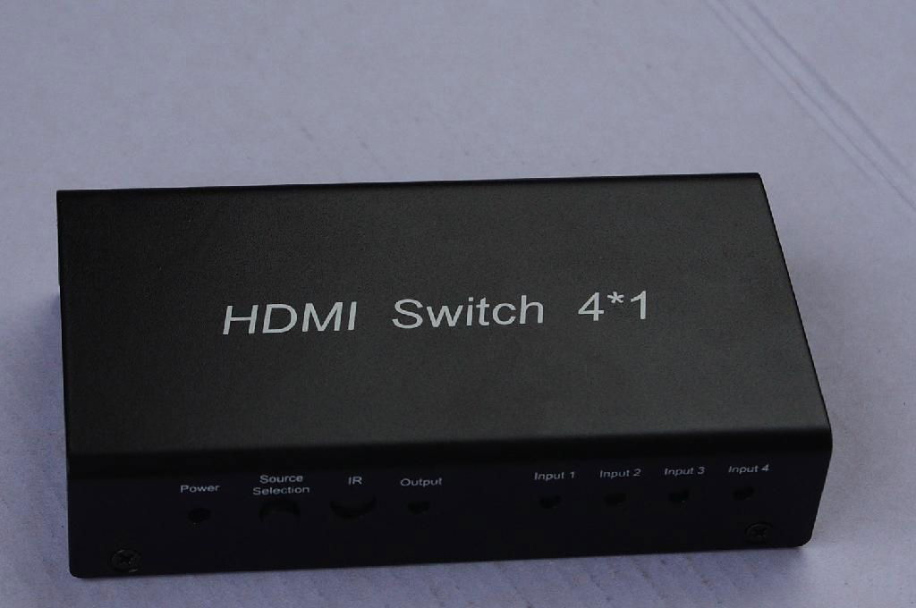 HDMI switcher 4x1 4 to 1 HDMI switch