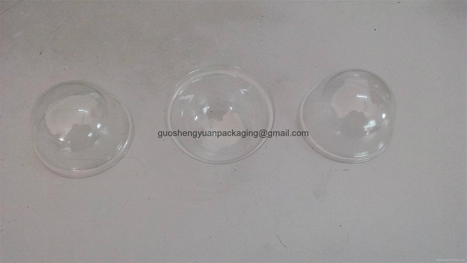 Thermoformed Clamshell Blister packaging ice cream lid plastic cup cover 5