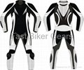 Leather motorbike suit