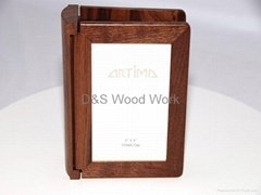 wooden photo album