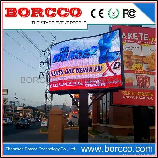 flexible outdoor led billboard for road side advertising