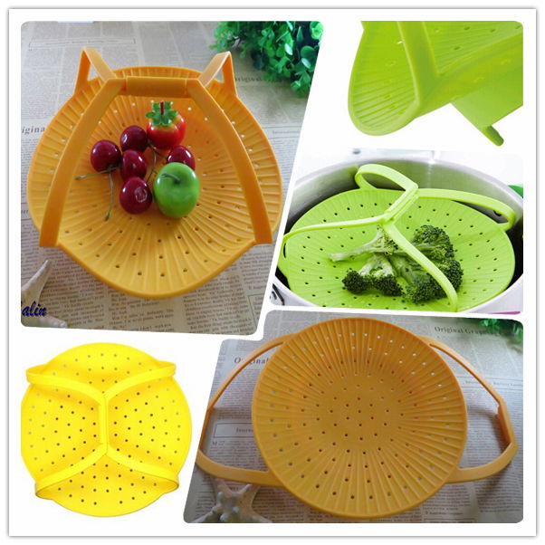 Promotional FDA & LFGB Oven Silicone Steamer 4