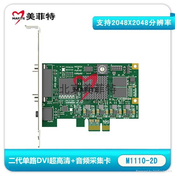 美菲特M1110-2D單路DVI視頻採集卡醫療會議錄直播 2
