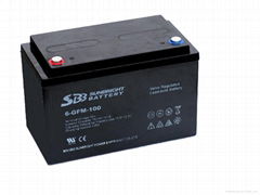 SBB Lead Acid Battery 12V100ah Gel Series Battery for UPS Solar Wind PV 