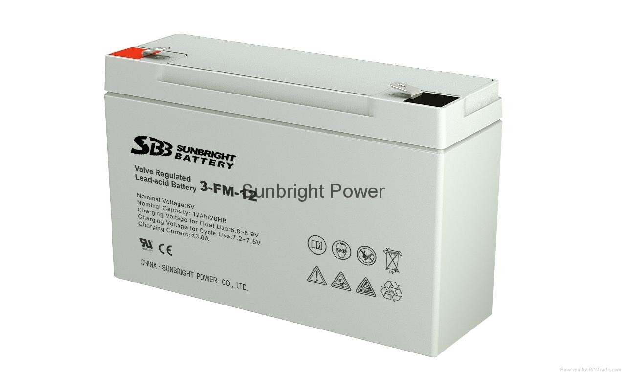 SBB 6V12ah Small Size Lead Acid battery - 3-FM-12 (China Manufacturer) -  Other Electrical & Electronic - Electronics & Electricity Products