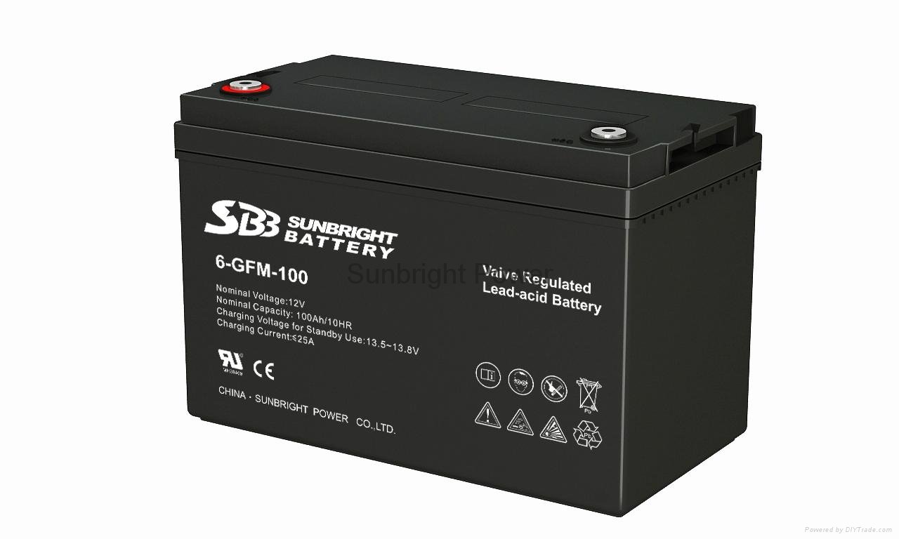 SBB 12V 100AH 胶体蓄电池 3