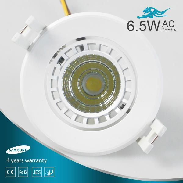 Wholesale 6W AC 230V Office LED Down light 5