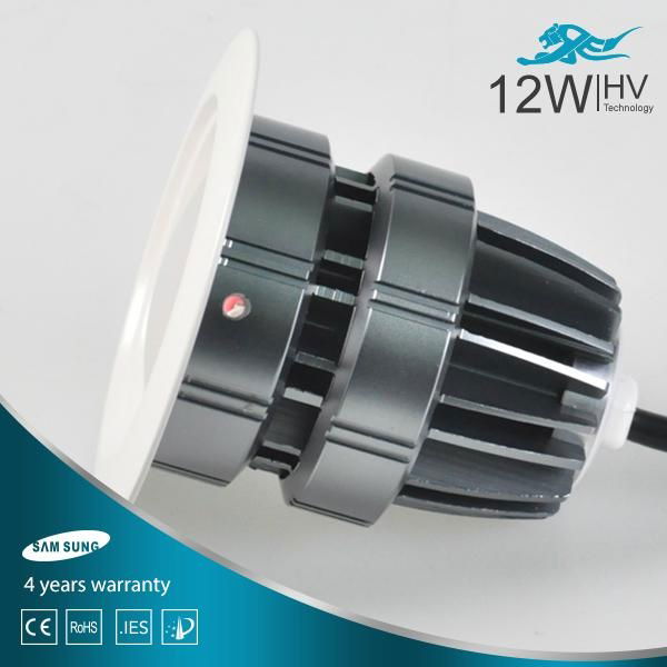 AC 220v Hv Seoul SMD 12W led dimmable downlight 2