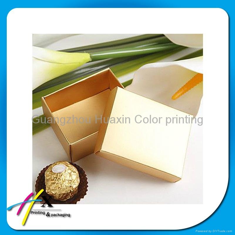 Guangzhou custom made gift paper box with lid 3