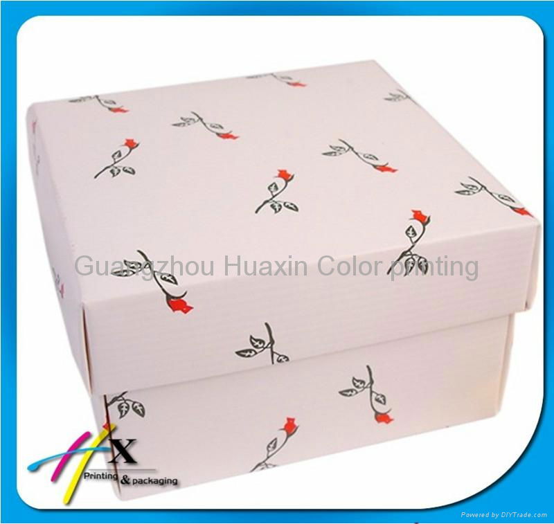Guangzhou custom made gift paper box with lid 2