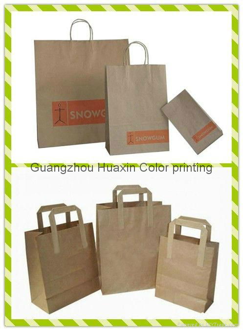 customized kraft brown paper bag 2