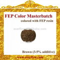 FEP Brown Color Masterbatch 1