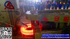 Gear blank, flange forging by ring rolling machine