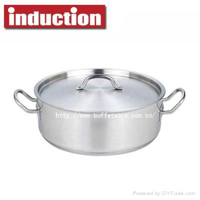 5L commercial stainless steel  induction stockpot