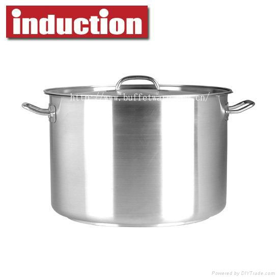 5L commercial stainless steel  induction stockpot 3