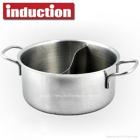 5L commercial stainless steel  induction stockpot 4