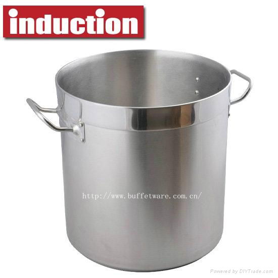 5L commercial stainless steel  induction stockpot 5