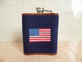 Needlepoint Flask Handmade Flask